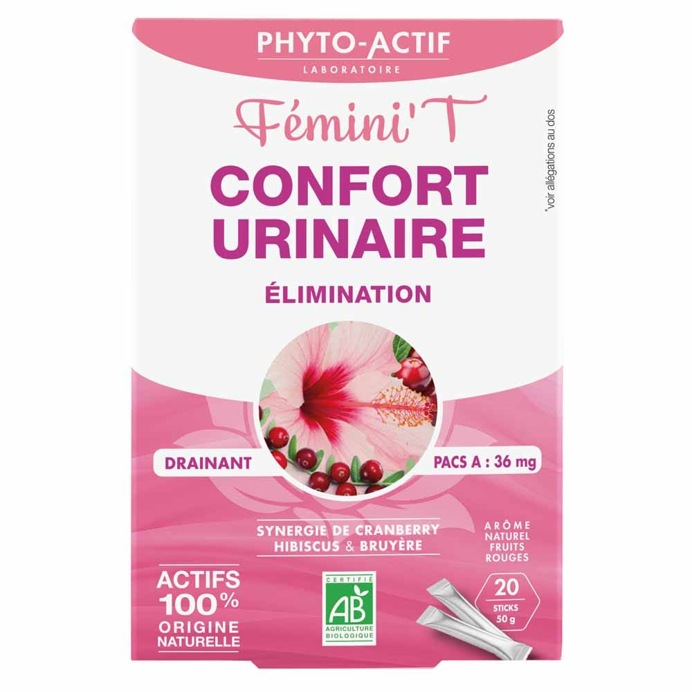 Phyto-Actif Femini't confort urinario 20 sticks
