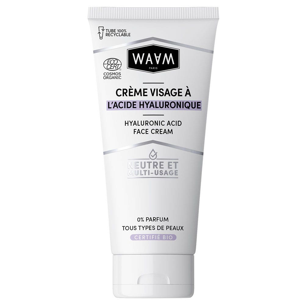 Waam Crema facial con ácido hialurónico 75 ml