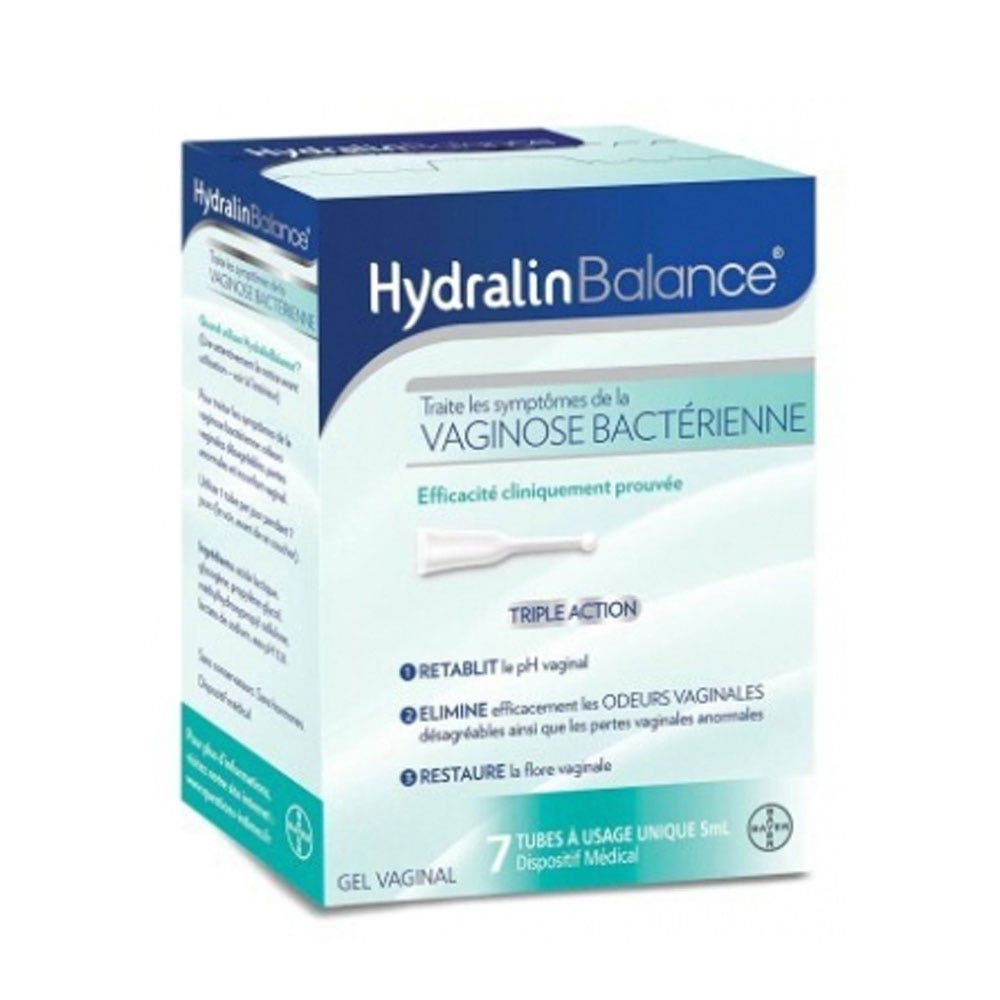 Hydralin Balance Gel vaginal para vaginosis bacteriana 7 x 5 ml