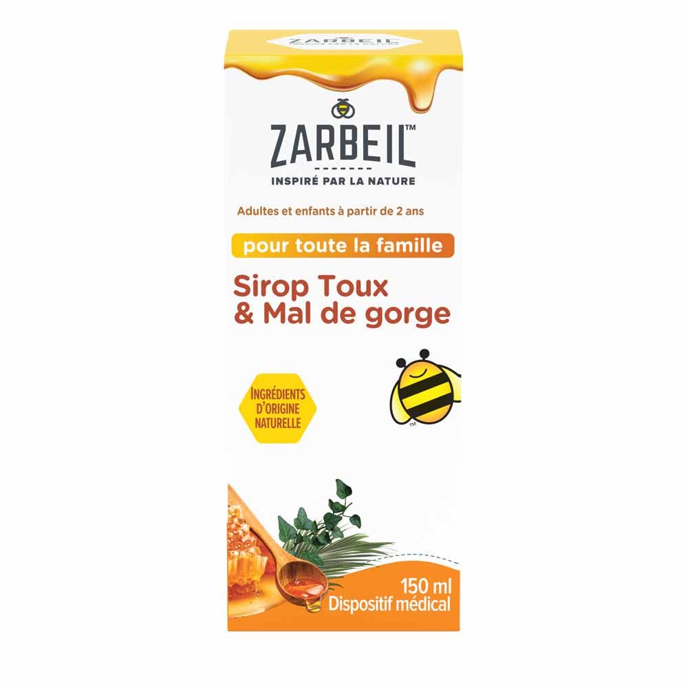 Zarbeil Jarabe para la tos y dolor de garganta con miel 150 ml