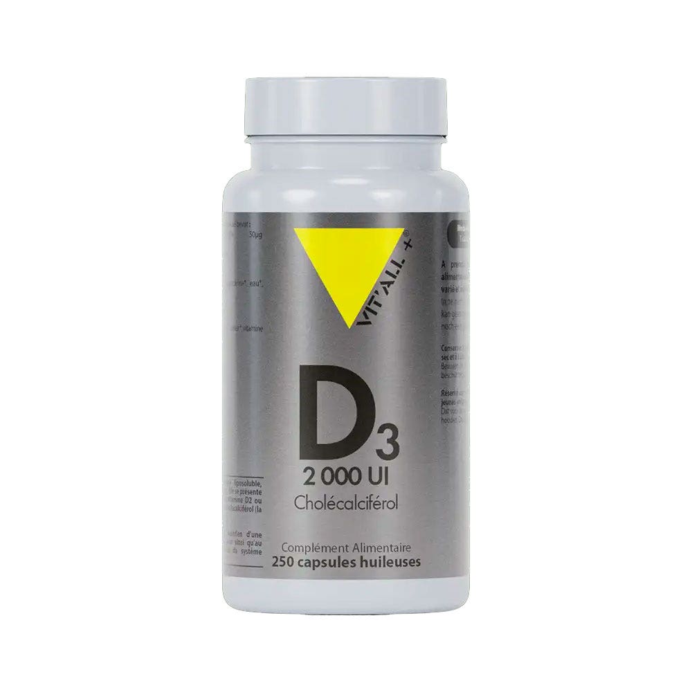 Vit'All+ Vitamina D3 2000 UI 250 cápsulas