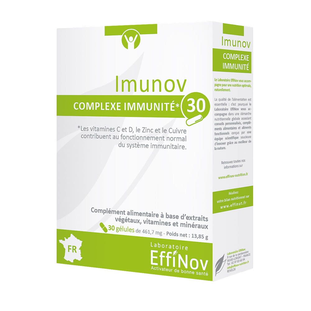 Effinov Nutrition Imunov complejo inmunidad 30 cápsulas