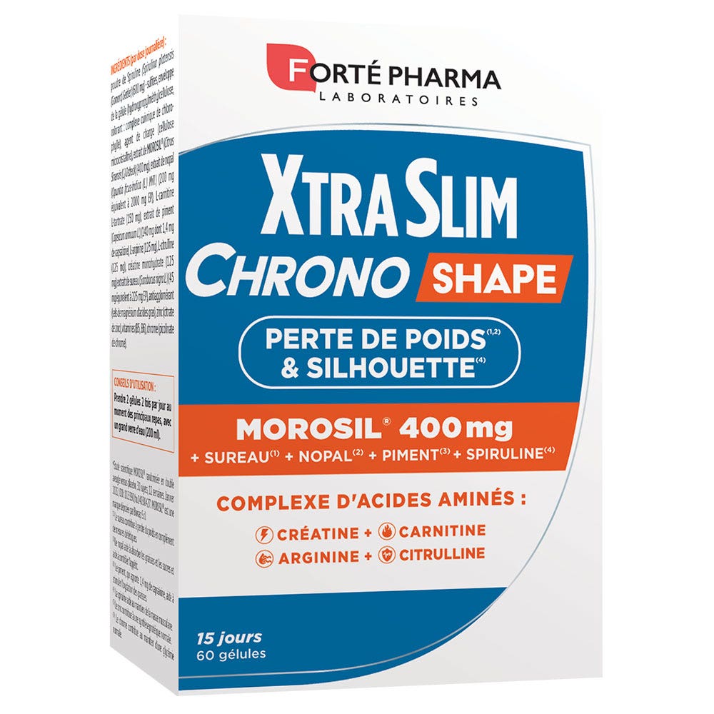 Forté Pharma XtraSlim Chrono Shape Morosil 400 mg 60 comprimidos