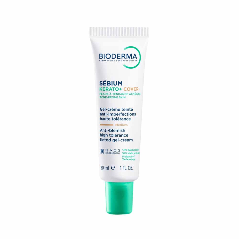 Bioderma Sébium Kerato + Crema gel con color tono medio antimperfecciones 30 ml