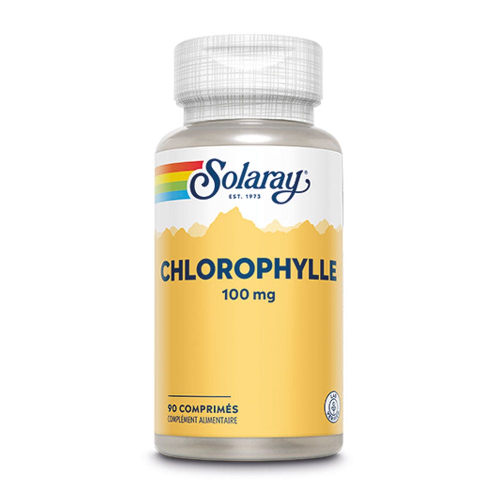 Solaray Clorofila 100 mg x90 comprimidos