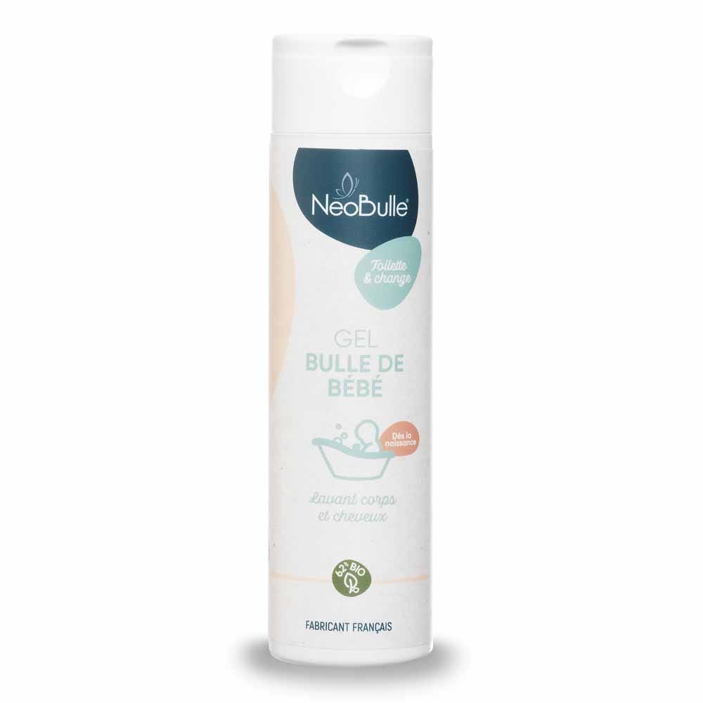 Neobulle Higiene y cambio bebé Gel burbuja para bebés Gel de baño 200 ml
