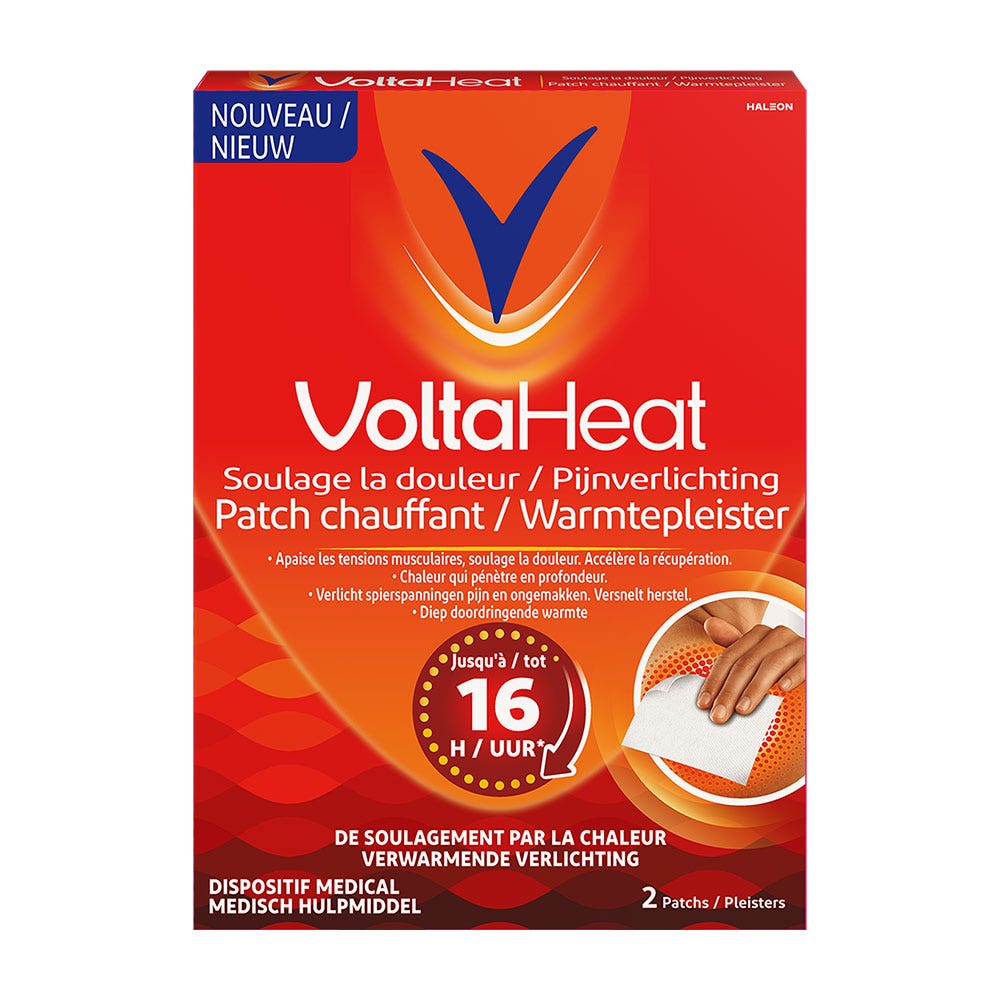 Haleon VoltaHeat Parches térmicos alivia el dolor 2 patchs