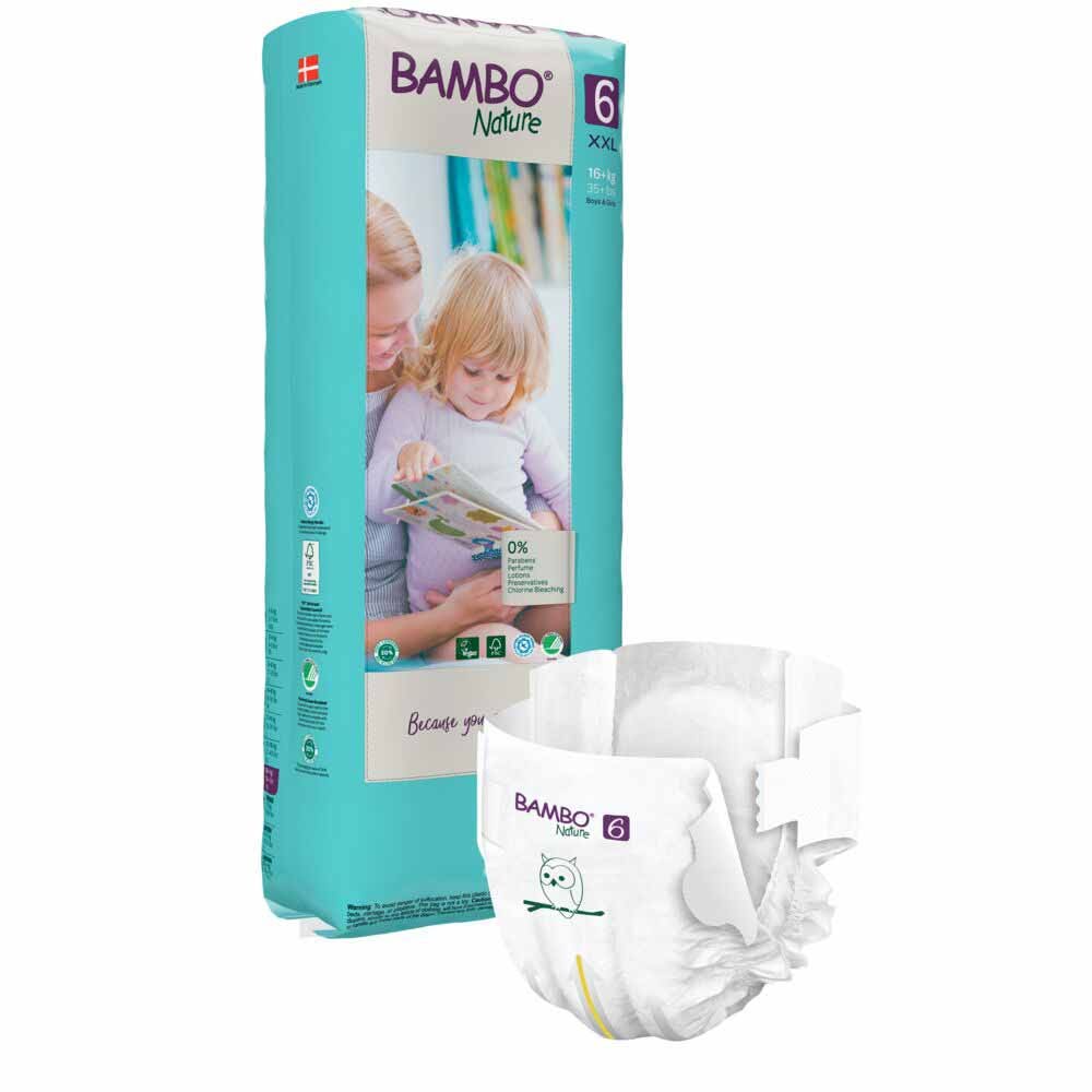 Bambo Nature Pañales XXL Talla 6 16 kg y más x40