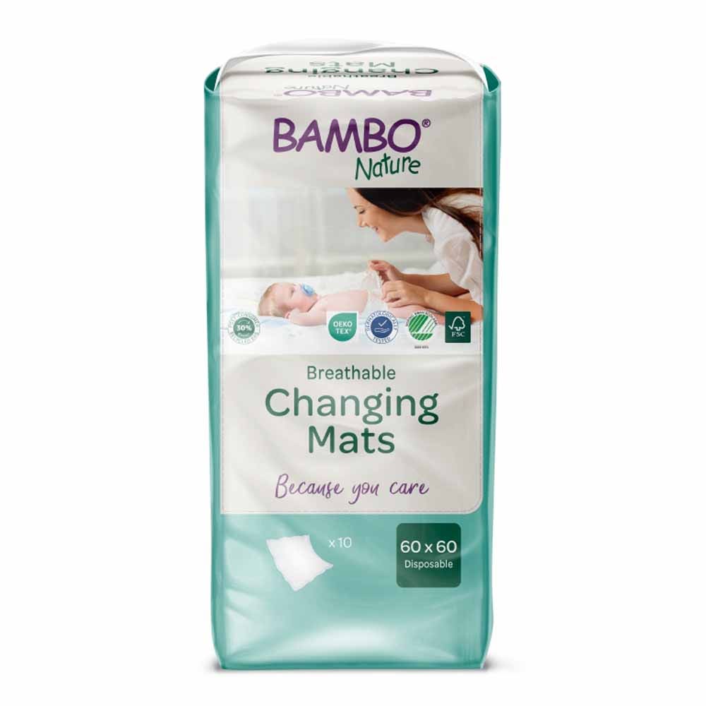 Bambo Nature Cambiadores Mats 60x60cm x10