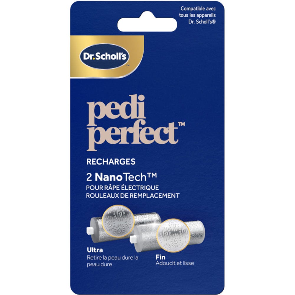 Scholl Pedi Perfect Recargas Nano Tech x2