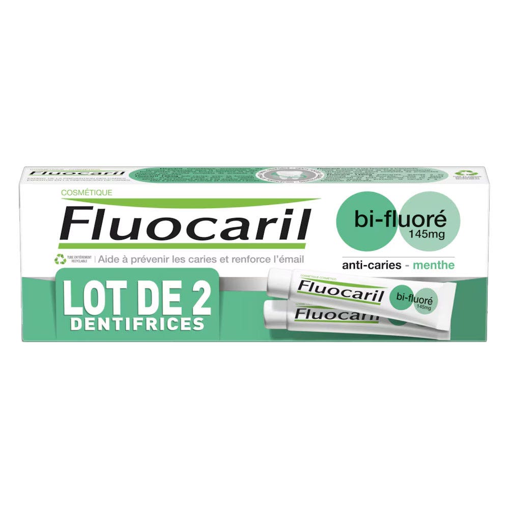 Fluocaril Pasta dentífrica bi-flúor menta 2x75ml