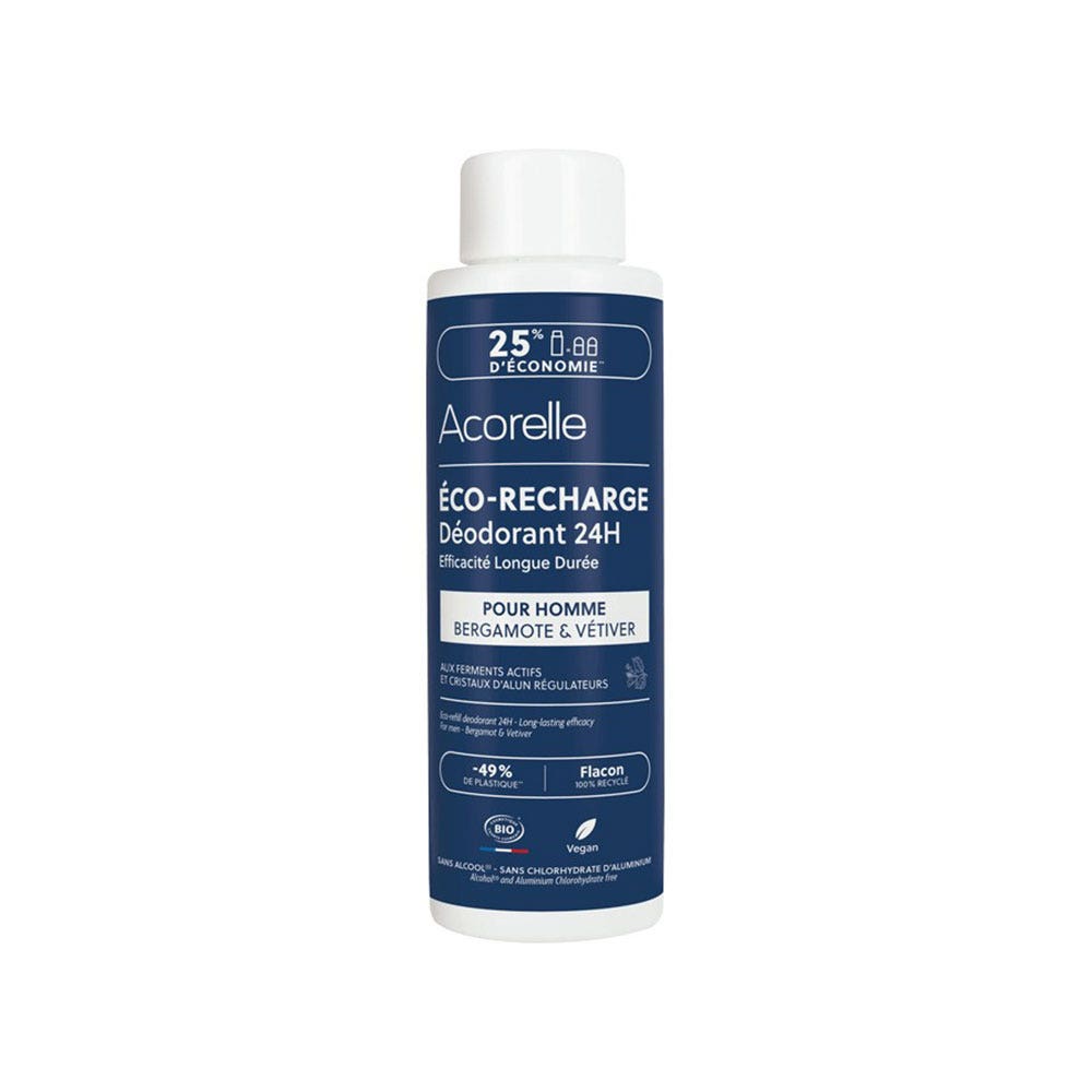 Acorelle Recarga desodorante roll-on 24h hombre 100 ml