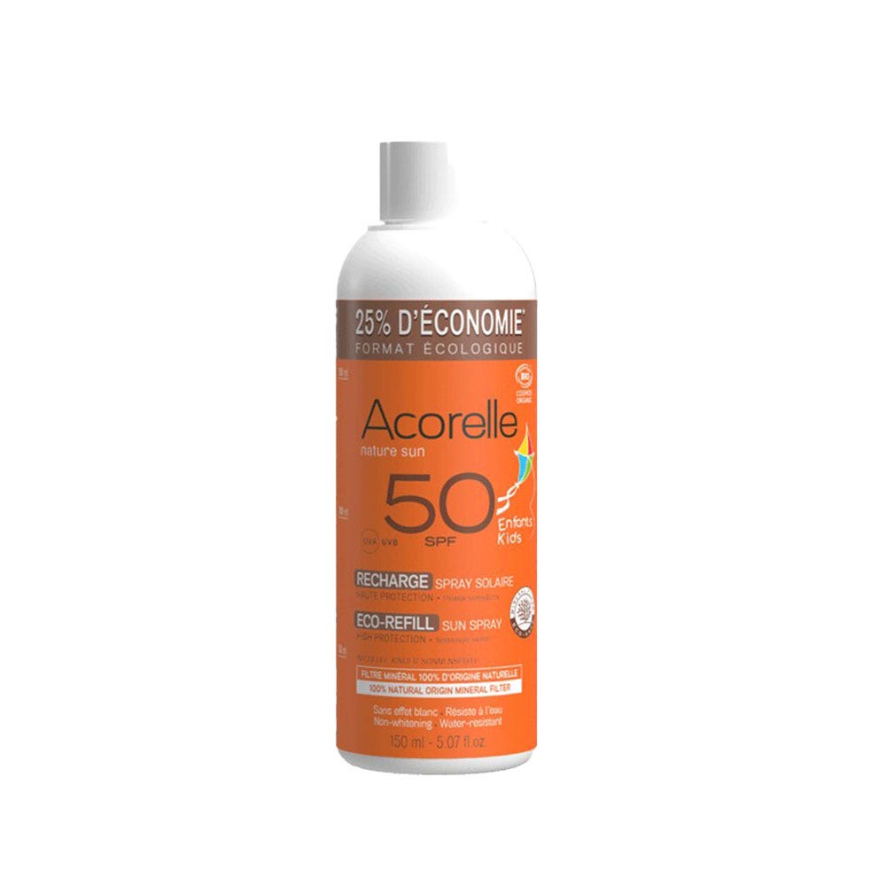 Acorelle Recarga spray solar infantil SPF50 150 g