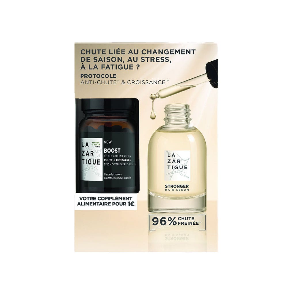 Lazartigue Stronger Pack sérum + boost 50 ml