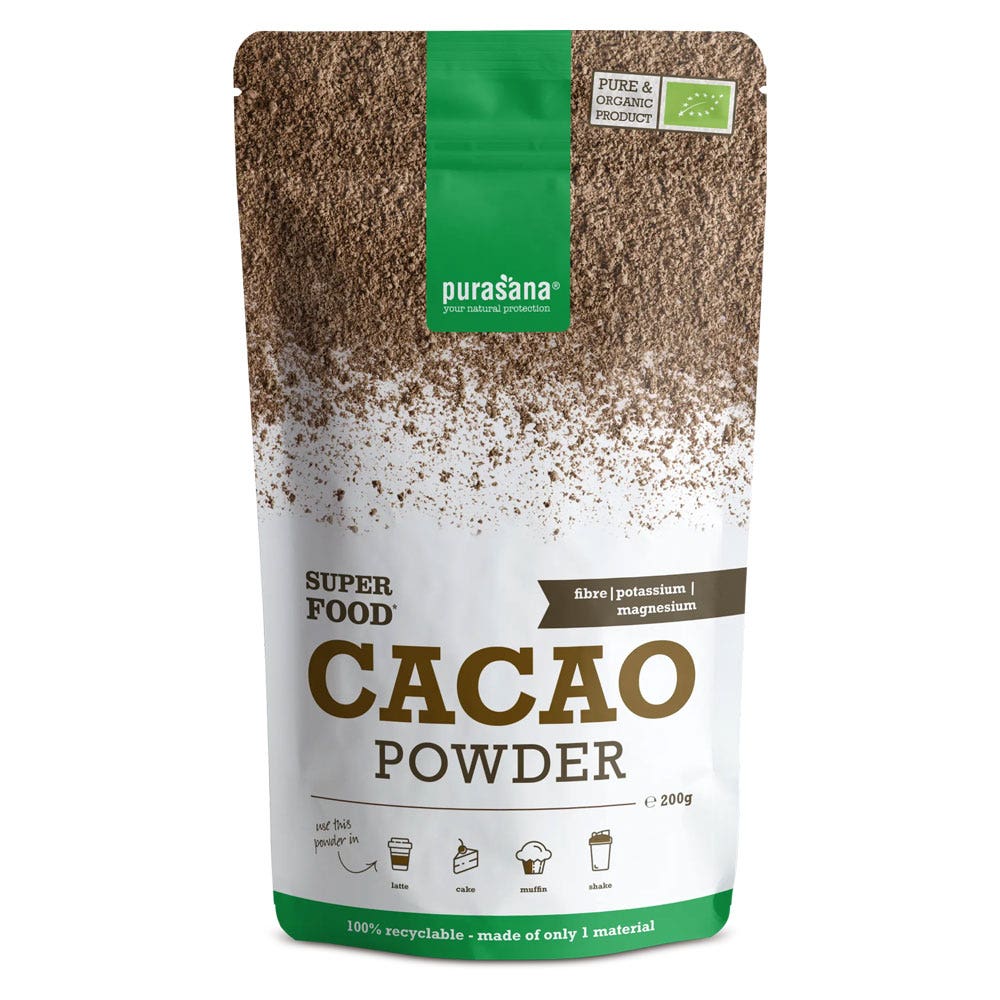Purasana Cacao en polvo bio 200 g