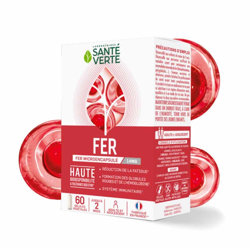 Sante Verte Hierro microencapsulado 60 cápsulas