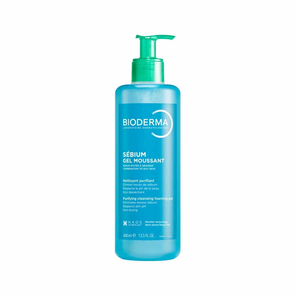 Bioderma Sebium Gel espumoso piel mixta y grasa 400 ml
