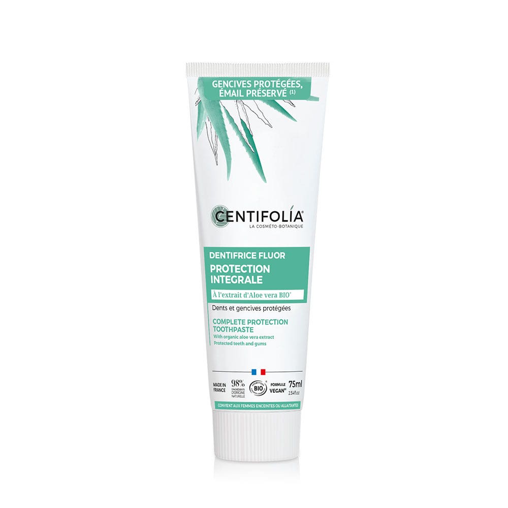 Centifolia Higiene bucal Pasta dentífrica fluor protección 75 ml