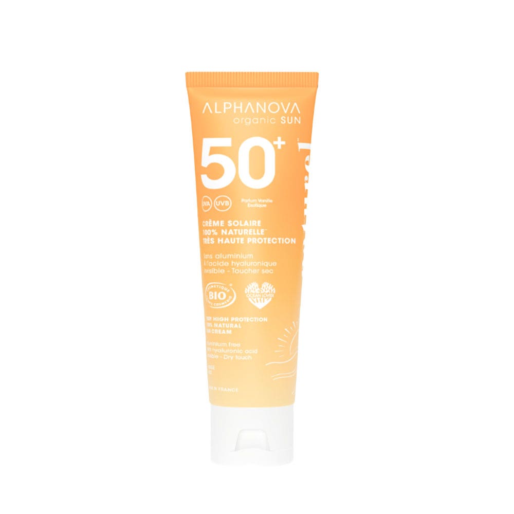 Alphanova Organic Sun Crema solar SPF50+ perfumada 50 g