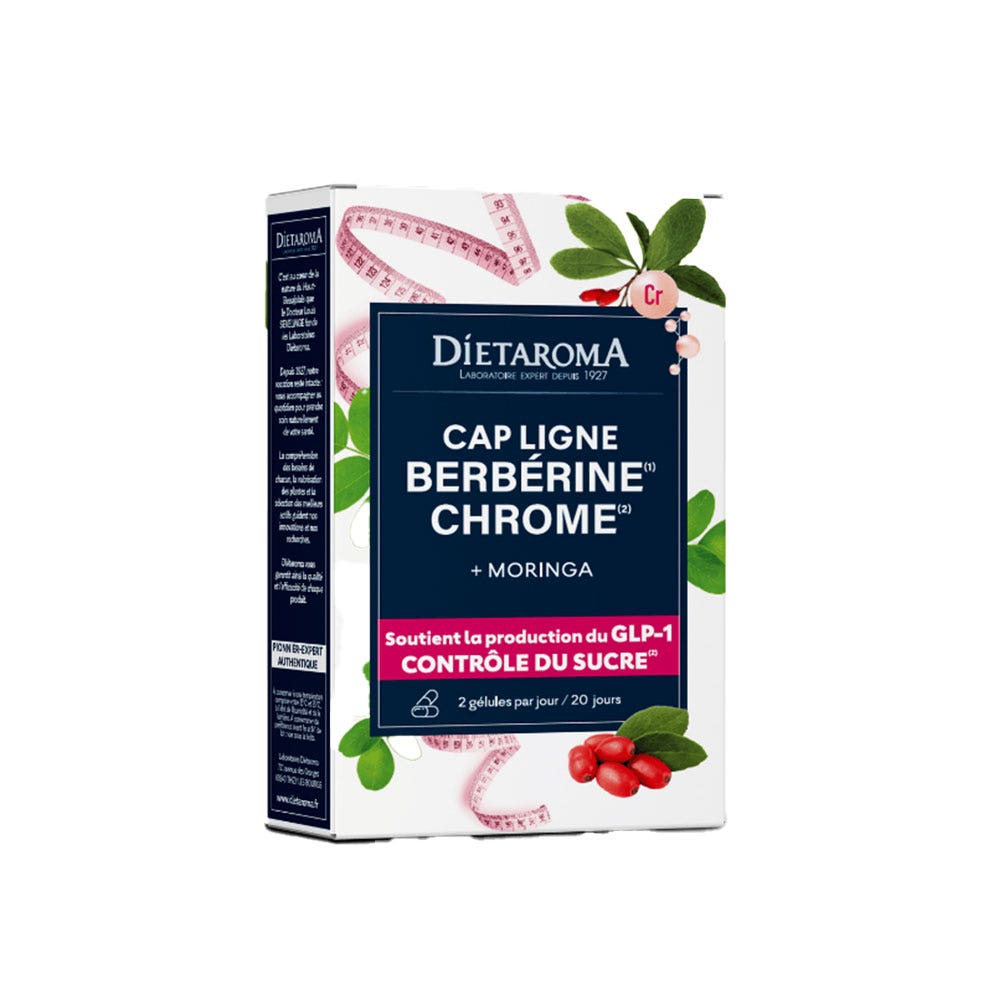 Dietaroma Capligne berberina cromo 40 cápsulas