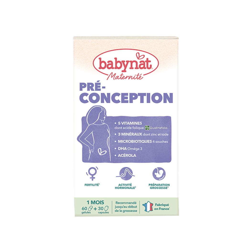 Babynat Maternité Preconcepción 60 cápsulas + 30 cápsulas