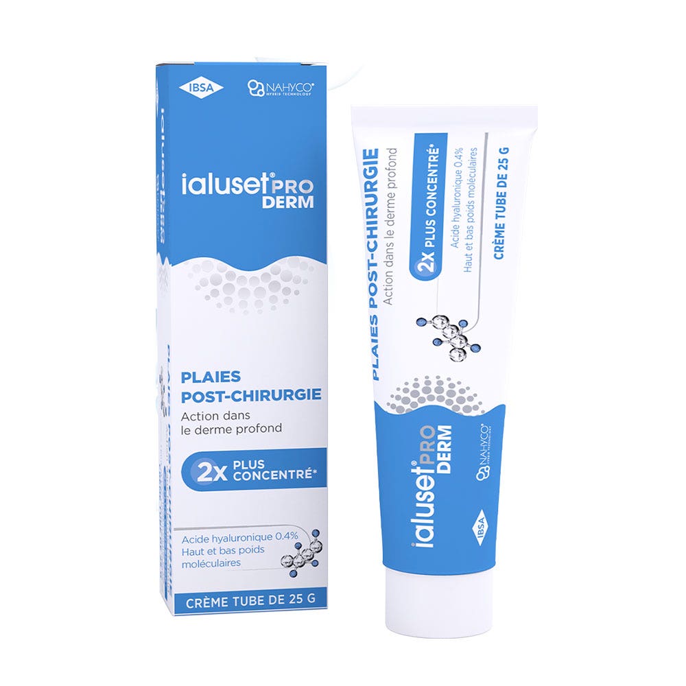 IBSA Ialuset Pro Derm Crema para heridas postquirúrgicas 25 g