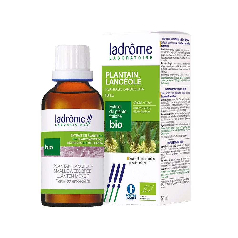 Ladrôme Extracto de planta llantén lanceolado hoja 50 ml
