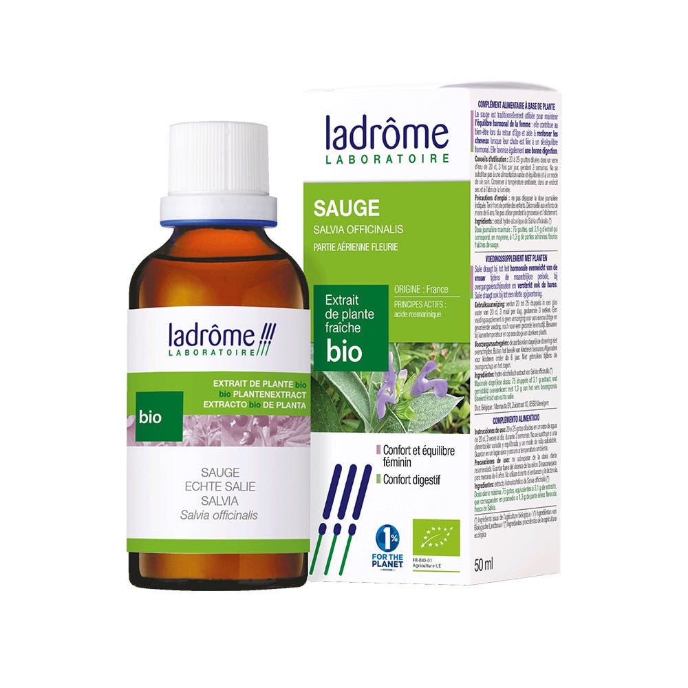 Ladrôme Extracto de planta de salvia parte aérea florida 50 ml