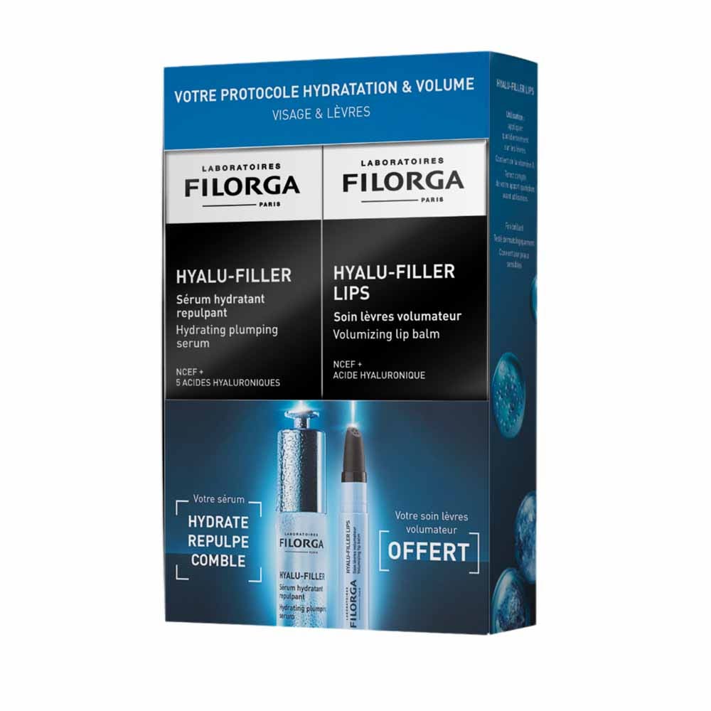 Filorga Hyalu-Filler Pack hidratación y volumen sérum 30 ml + lips 4 g regalo