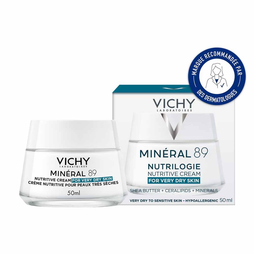 Vichy Mineral 89 Nutrilogie crema nutritiva piel muy seca y sensible 50 ml