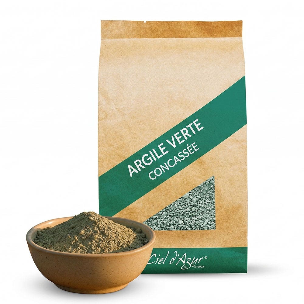 Ciel D'Azur en Provence Arcilla verde machacada 1 kg