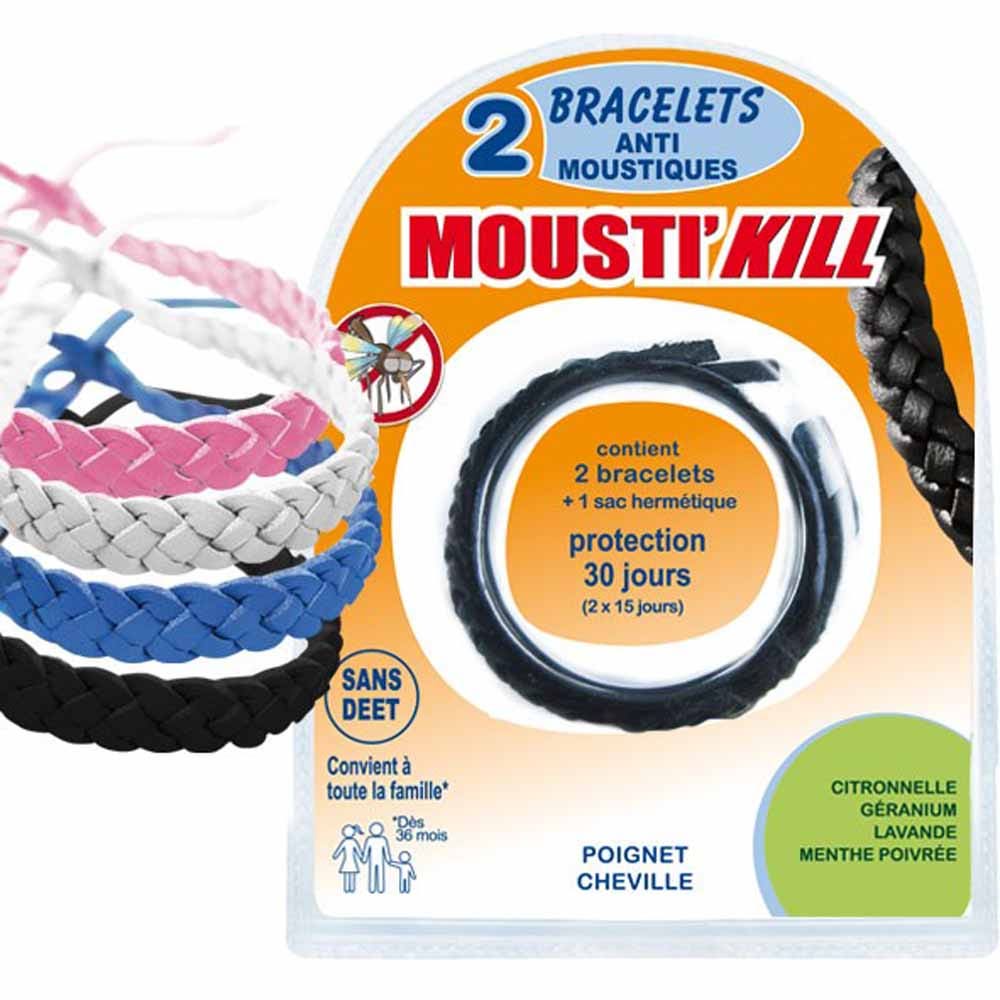 Mousti'Kill Pulseras repelentes antimosquitos