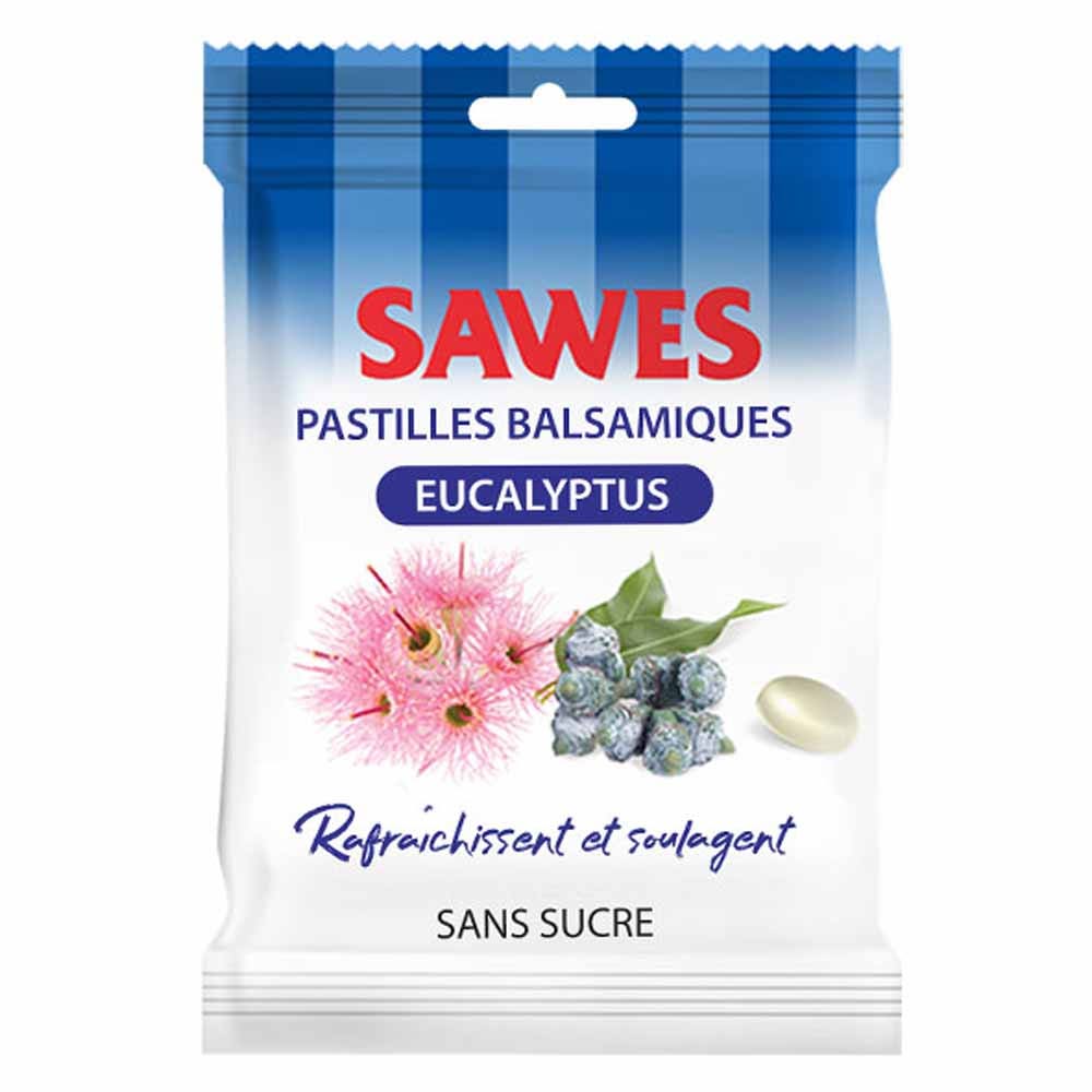 SAWES Caramelos de eucalipto sin azúcar 50 g
