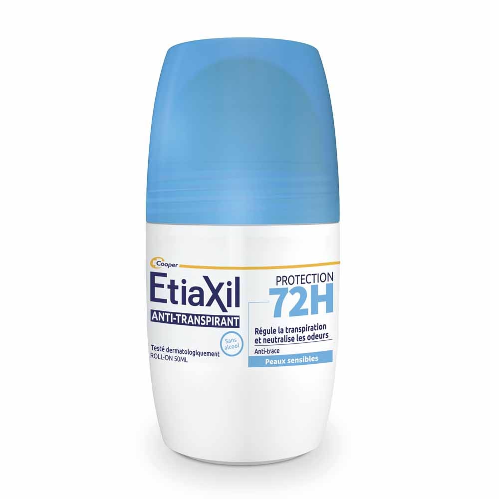 Etiaxil Antitranspirante Desodorante roll-on protección 72h piel sensible 50 ml
