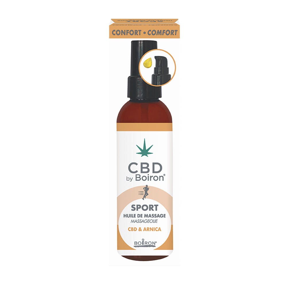 Boiron Aceite de masaje CBD y árnica 100 ml