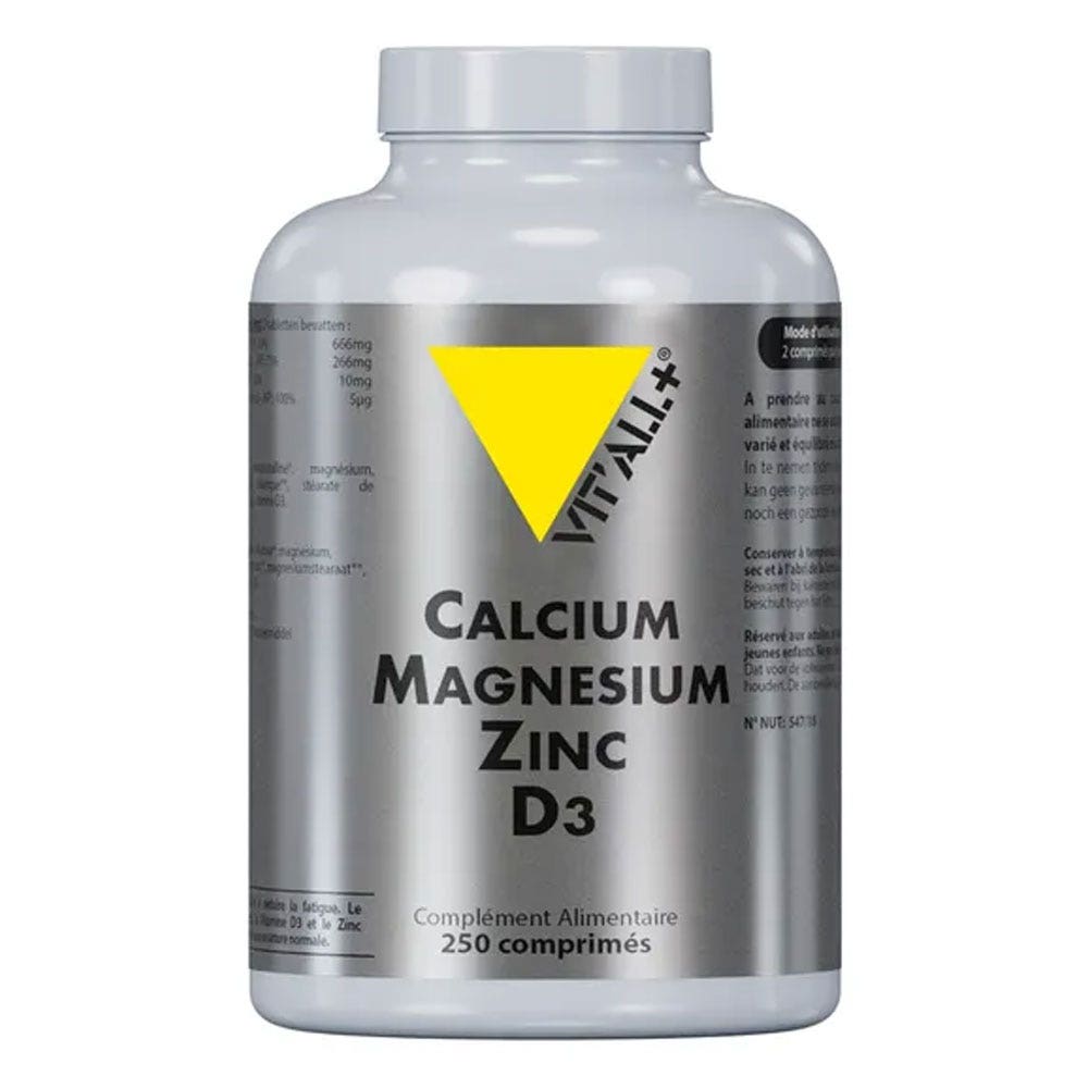 Vit'All+ Calcium Magnesium Zinc D3 250 comprimidos