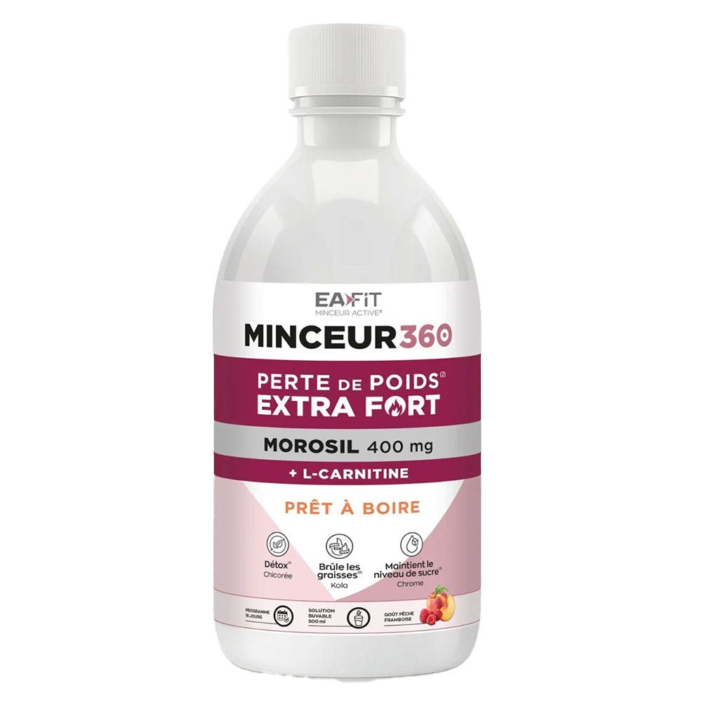 Eafit Minceur 360 Morosil L-carnitina sabor melocotón y frambuesa 600 g