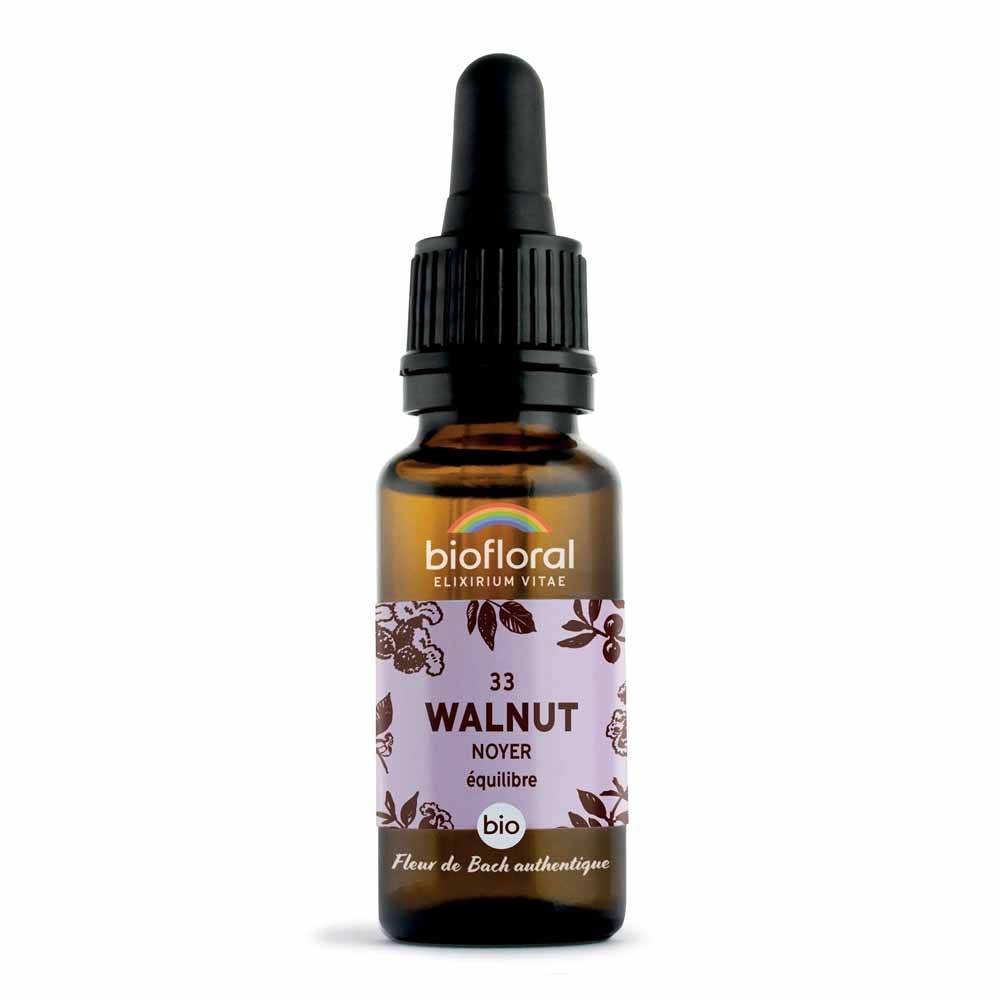 Biofloral Fleurs de Bach n°33 Nogal bio Demeter 20 ml