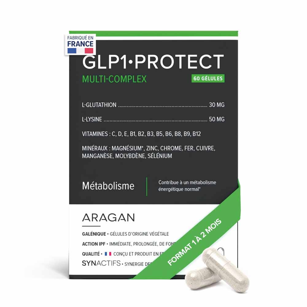 Aragan Synactifs Protección GLP1 energía y equilibrio nutricional 60 cápsulas