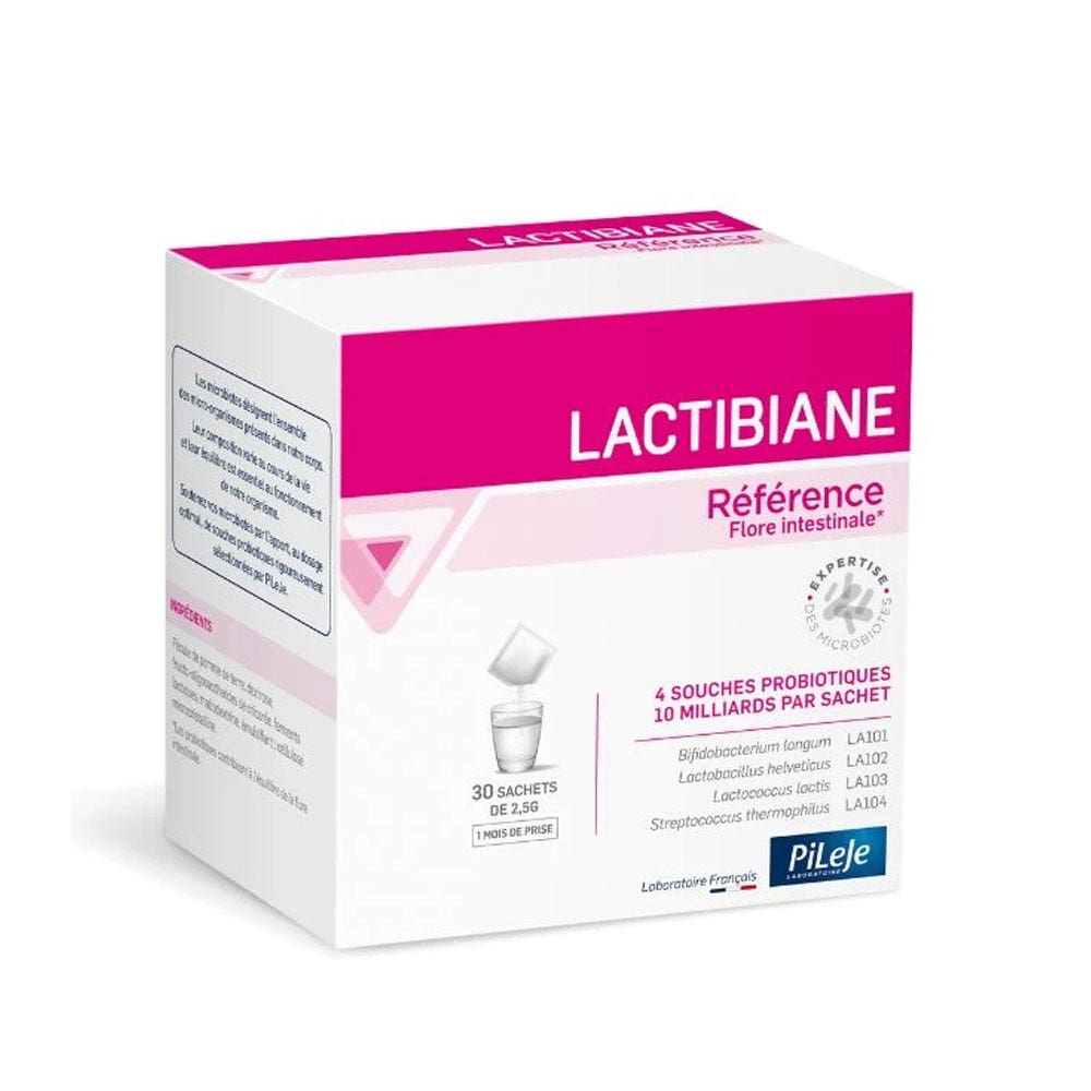 Pileje Lactibiane Référence flora intestinal 30 sobres de 2,5g