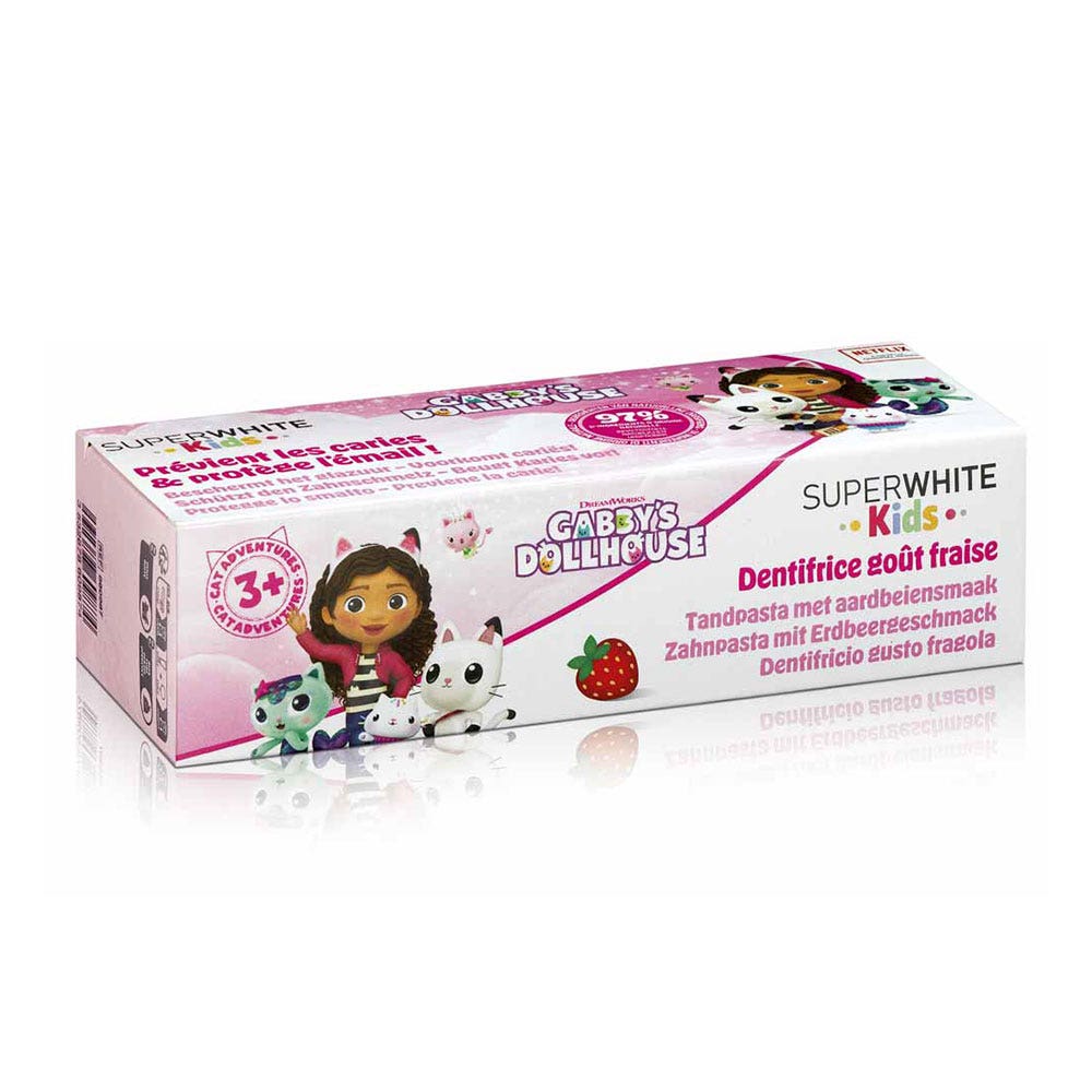 Biosynex Pasta de dientes infantil Gabby Universal sabor fresa 50 ml