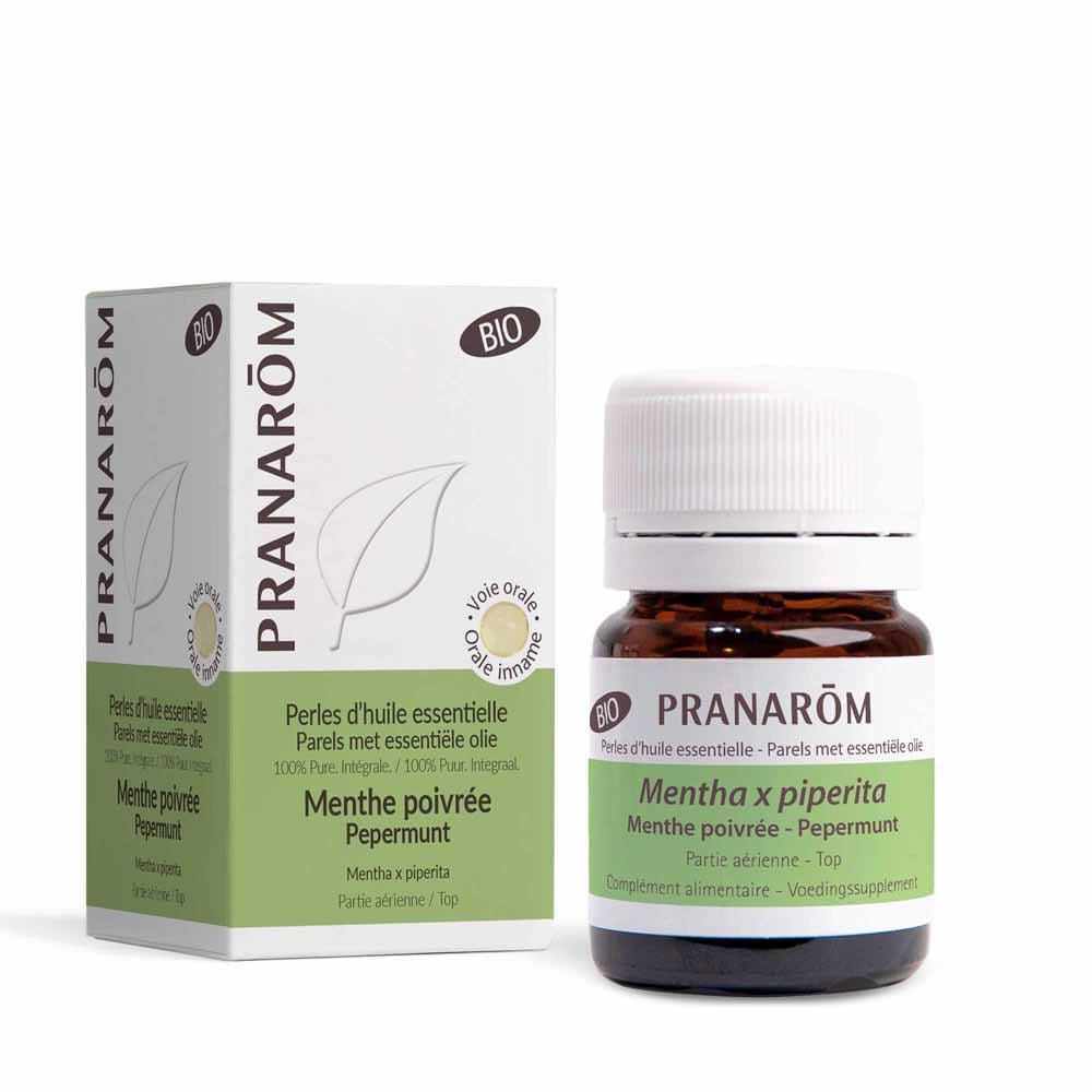 Pranarôm Aceites Esenciales Menta piperita bio 60 cápsulas