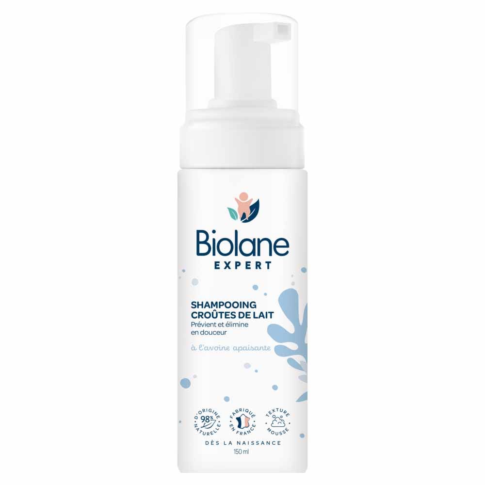 Biolane Experto Champú costra láctea con avena calmante 150 ml