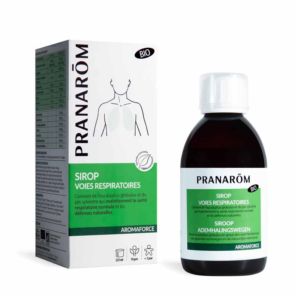 Pranarôm Aromaforce Jarabe bio vías respiratorias 225 ml