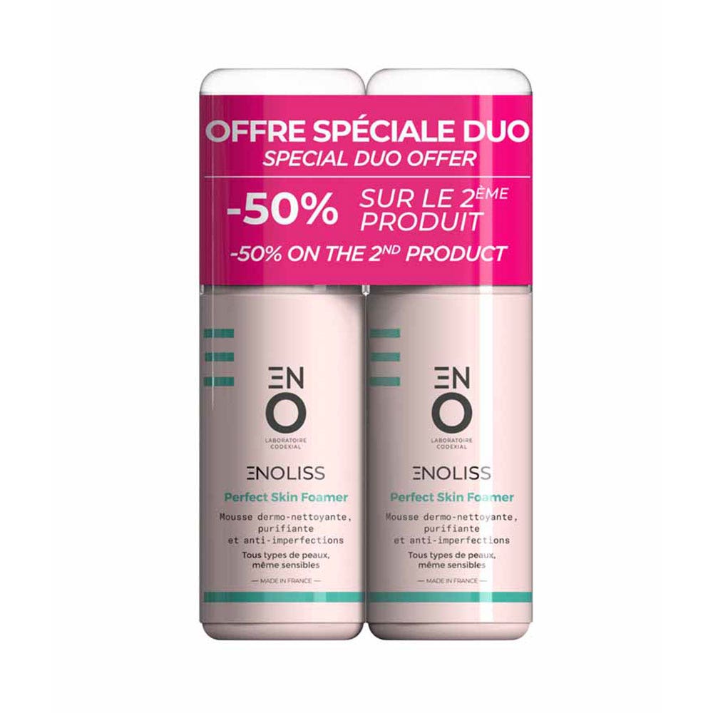 ENO Laboratoire Codexial Enoliss Espuma Dermo-Limpiadora Perfect Skin Foamer Todo tipo de pieles 2x150ml