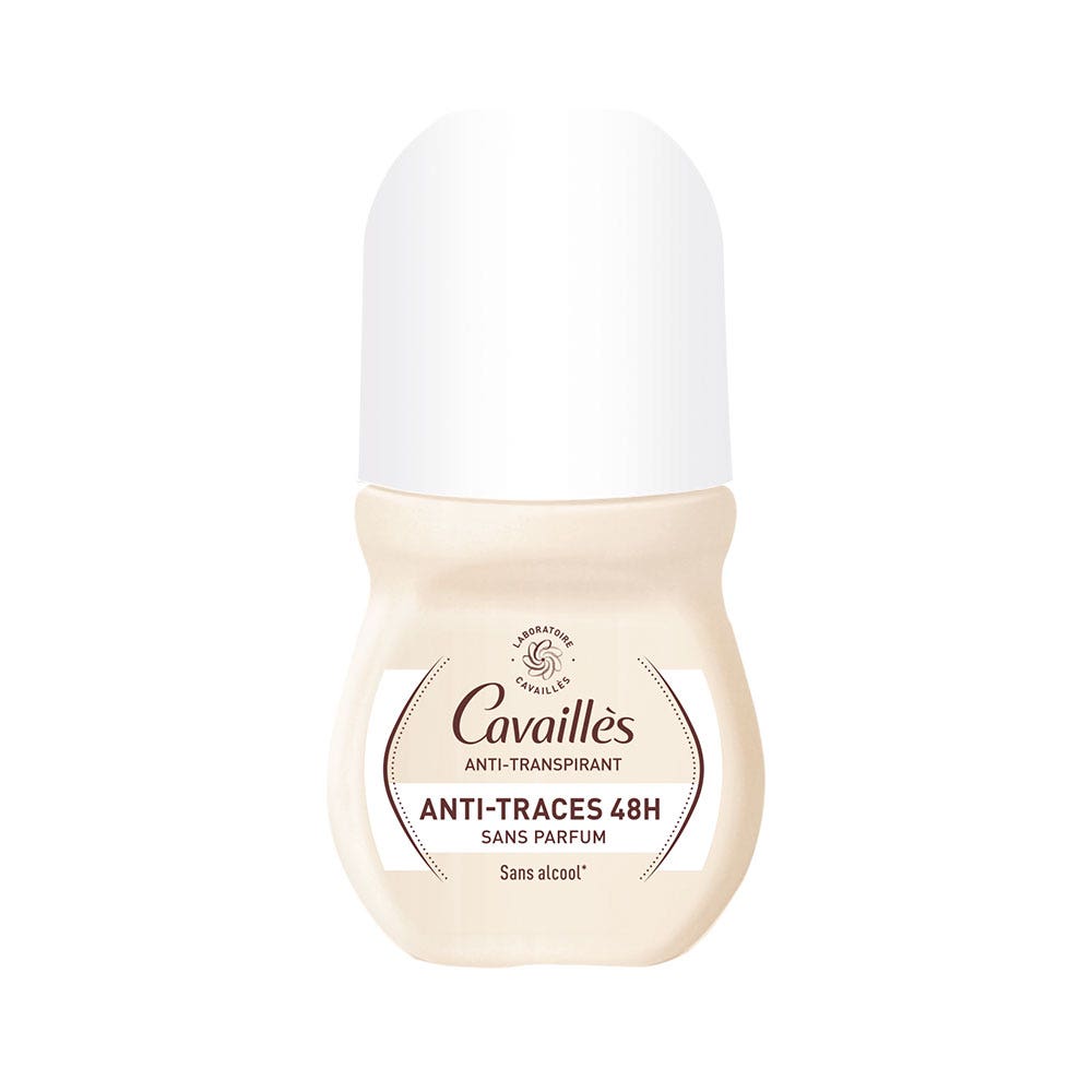 Cavaillès Absorb + Desodorante roll on antitranspirante 48h efecto extraseco 50ml