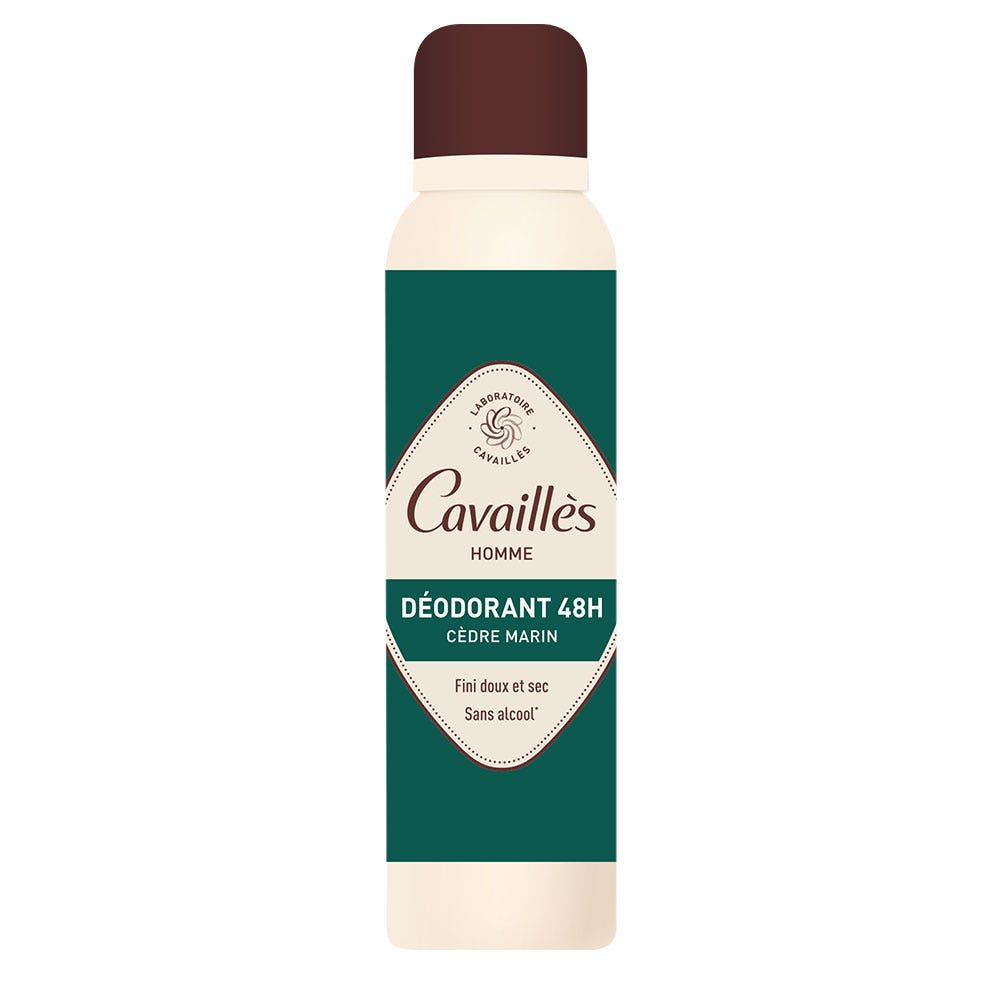 Cavaillès Dermato Desodorante Masculino en Spray 48H 150 ml