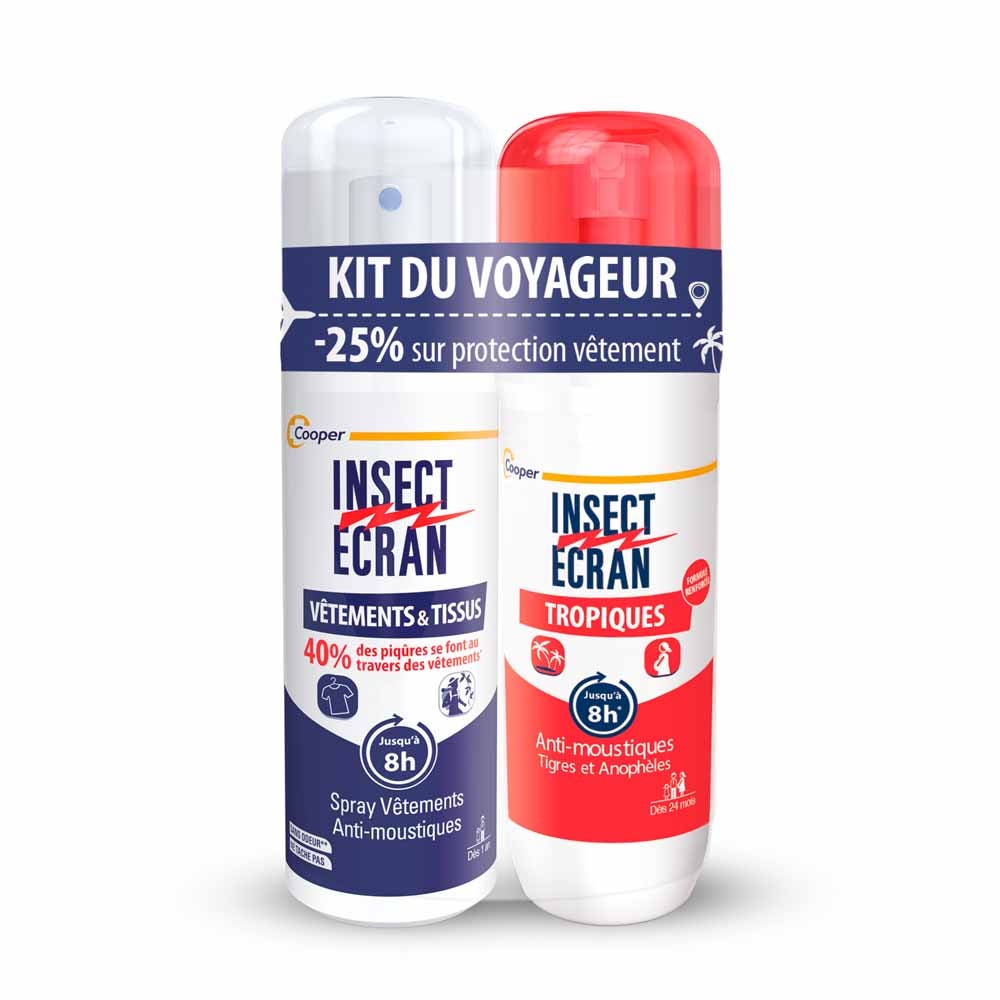Insect Ecran Tropique 75 ml + ropa y tejidos 100 ml