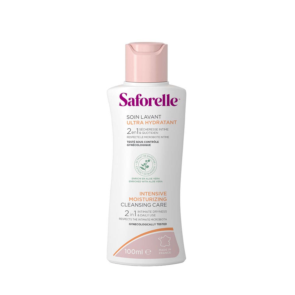 Saforelle Gel limpiador ultra hidratante especial piel seca 100 ml