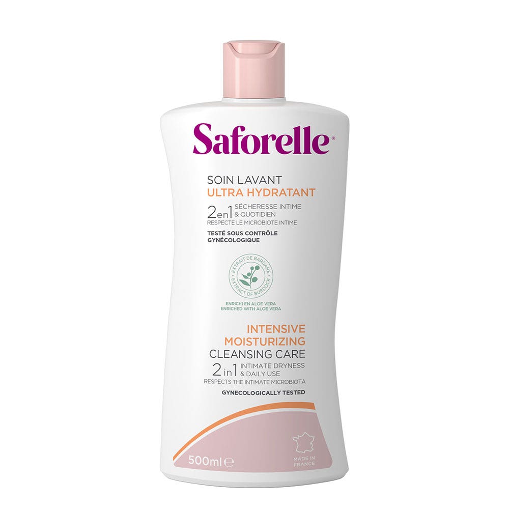 Saforelle Gel limpiador ultra hidratante especial piel seca 500 ml